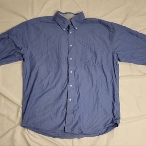 Men's Blue Button-Down Shirt